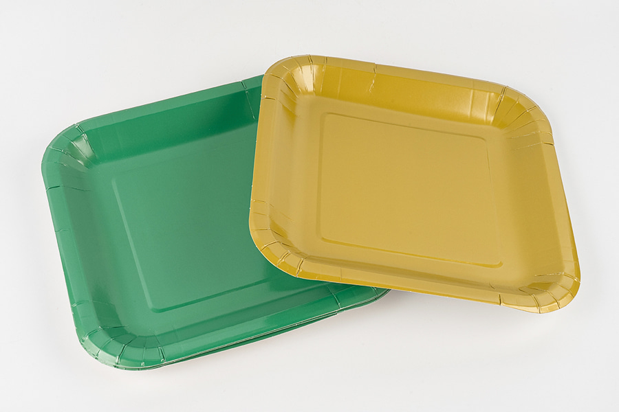 Solidum Color Square Paper Plates Solidum Color Square Paper Plates