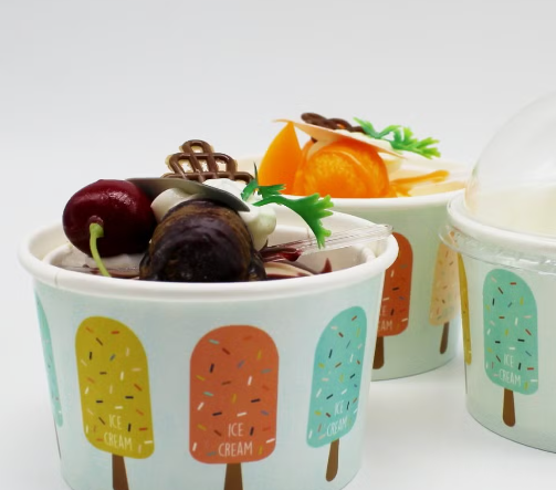 Quomodo condire Disposable Ice Cream Paper Cucurbitulae Proprie?