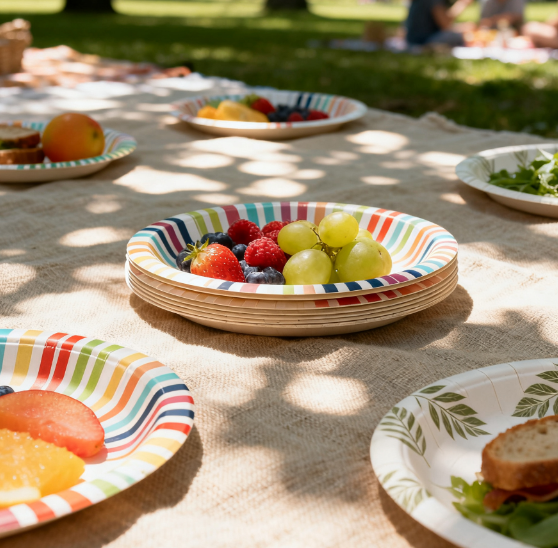 VII Beneficia Using Eco-amica Paper Plates pro Events